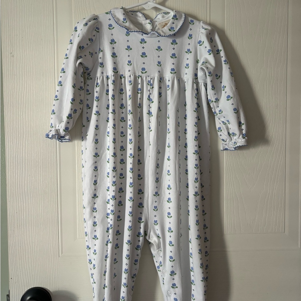 Floral Long Sleeve Baby Romper
